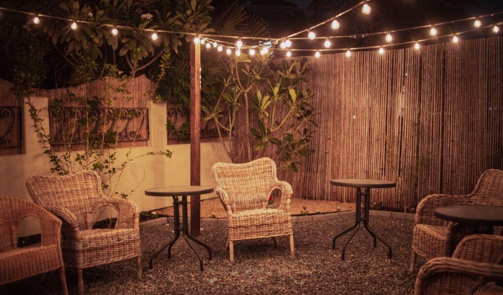 create a cozy outdoor space